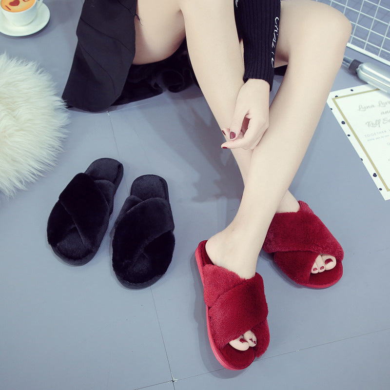 Cross Over Slippers