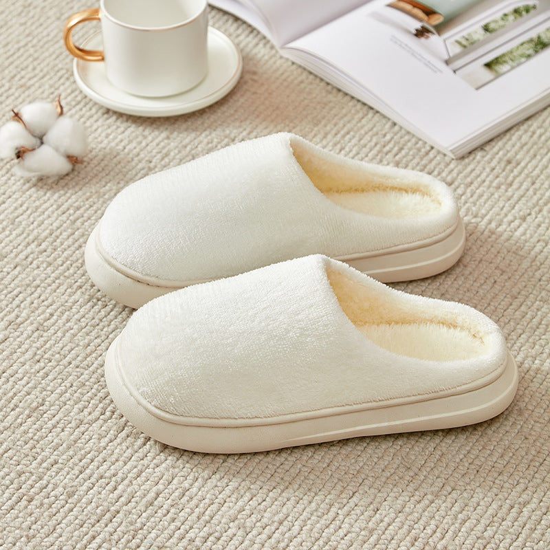 Plain Wool Slippers