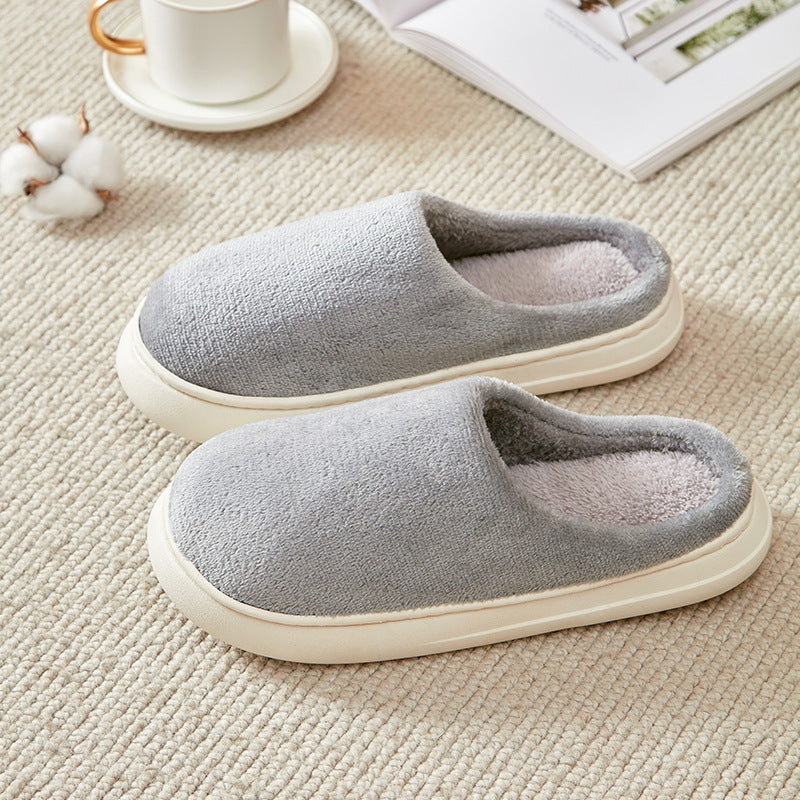 Plain Wool Slippers