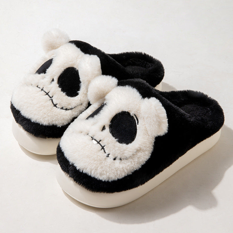 Teddy Skull Slippers
