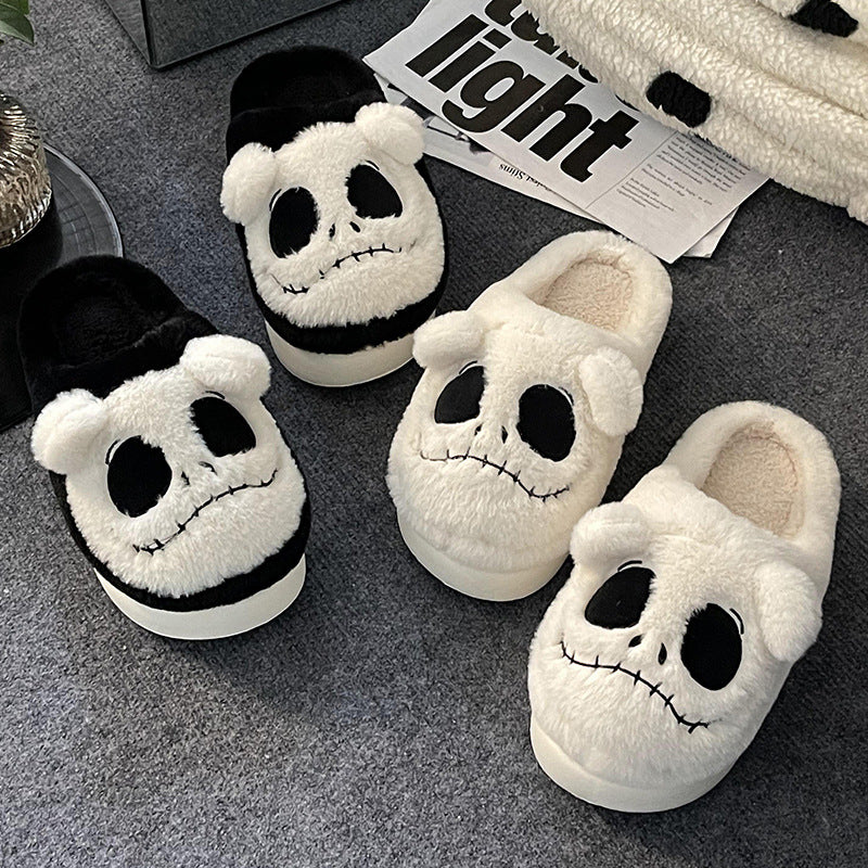 Teddy Skull Slippers