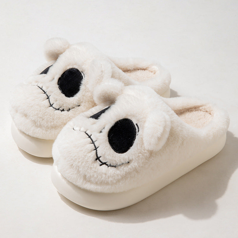 Teddy Skull Slippers