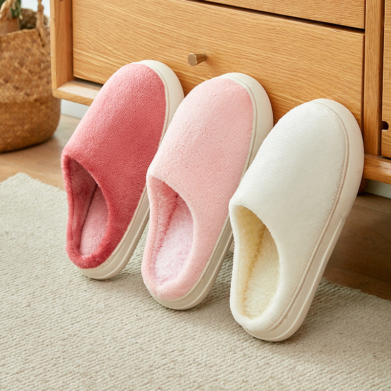 Plain Wool Slippers